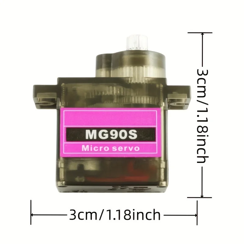 4 stks/partij MG90S Metal Gear Digitale 9g Servo Voor RC Helikopter Vliegtuig Boot Auto RC Robot