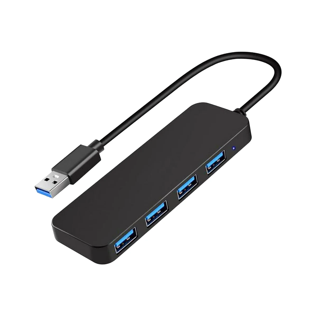 4 Ports USB Hub, USB 3.0 Hub USB Splitter USB Expander for Laptop, Flash Drive, HDD, Console, Printer, Camera,Keyboard