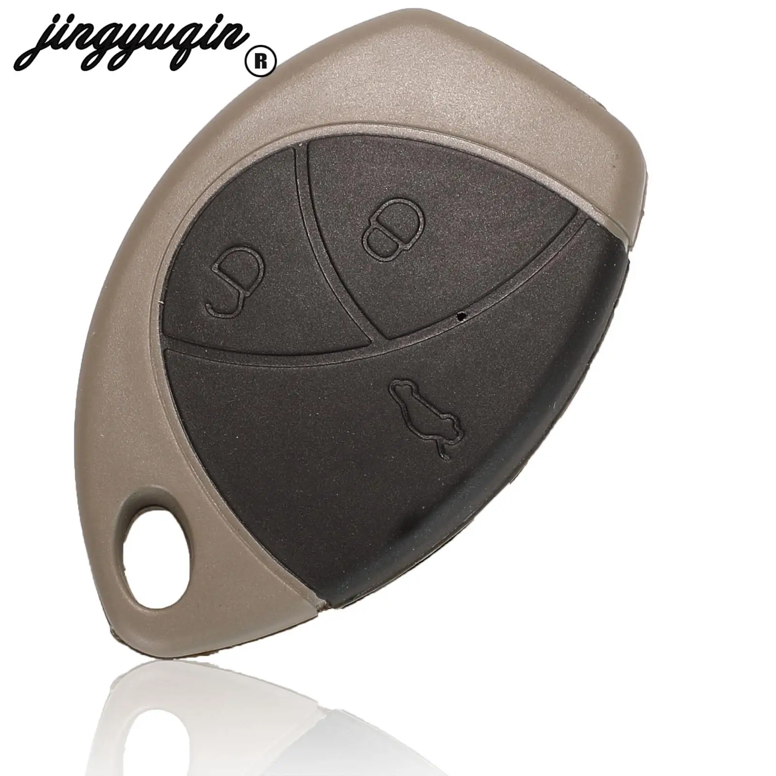 Jingyuqin Remote Car key Case Shell Fob 2/3 Buttons For Malaysia Local Toyota Truguard Key Blank Cover Replacement