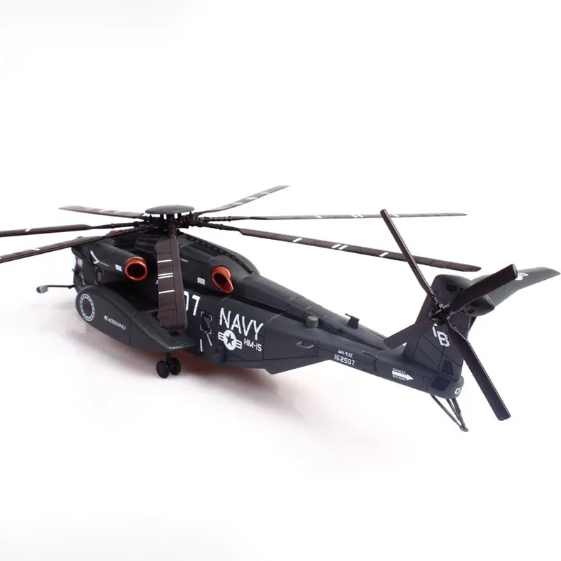 دييكاست 1:72 مقياس سبيكة البحرية الأمريكية MH-53E هليكوبتر CH-53 07 نموذج طائرة كلاسيكي الانتهاء ثابت جمع حلية العرض