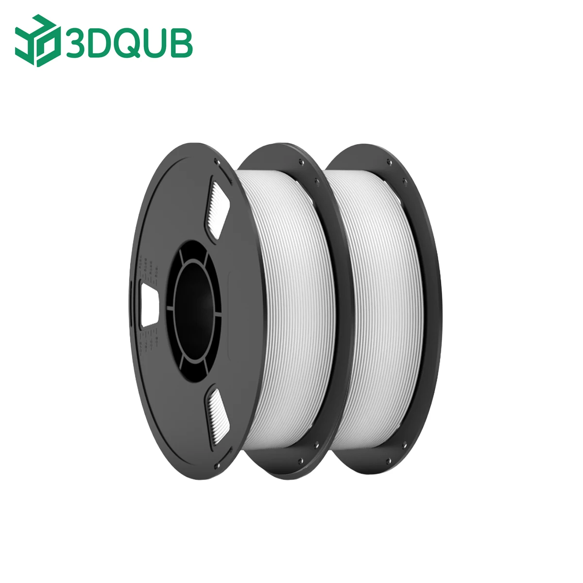 

3DQUB PETG 3D Printer Filament 1.75mm 2KG High Precision Printing Material Vacuum Sealed Black White Gray
