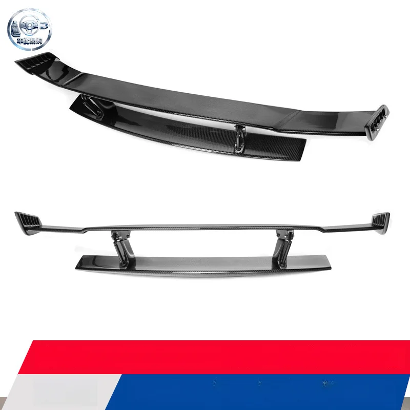 Suitable for Mercedes-Benz AMG GT two-door car modification, carbon fiber two-piece rear spoiler, high pressure rear stabilizer