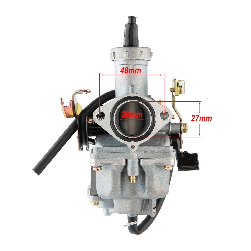 PZ27  Motorcycle Carburetor With Accelerating Pump Cable Choke For WY125 CG150 125cc 150cc 175cc ATV Quad Go Kart Dirt Bike