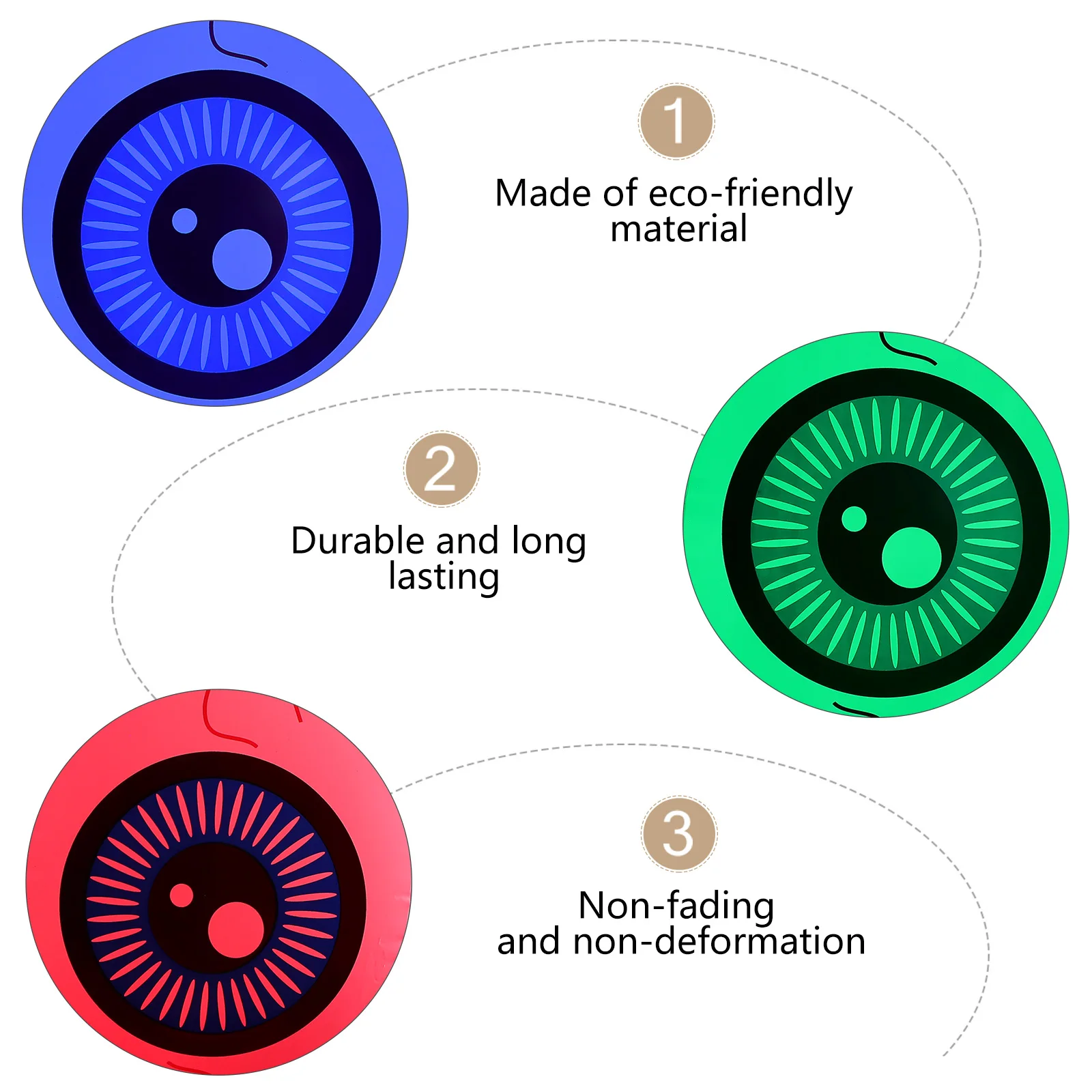 

1 комплект, меняющее цвет надувное глазное яблоко, Хэллоуин, вечеринка, двор, сад, светящийся уличный жуткий страшный декор, пульт дистанционного управления