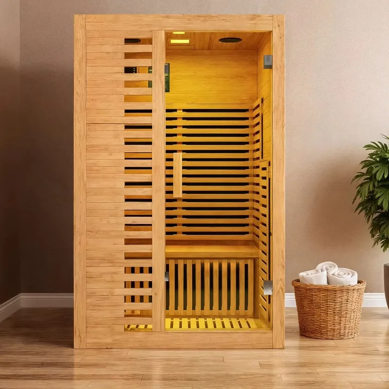 Luxury Interior Decoration, Indoor Far-infrared Sauna Room, Double Home Sauna Room With Low EMF Customize