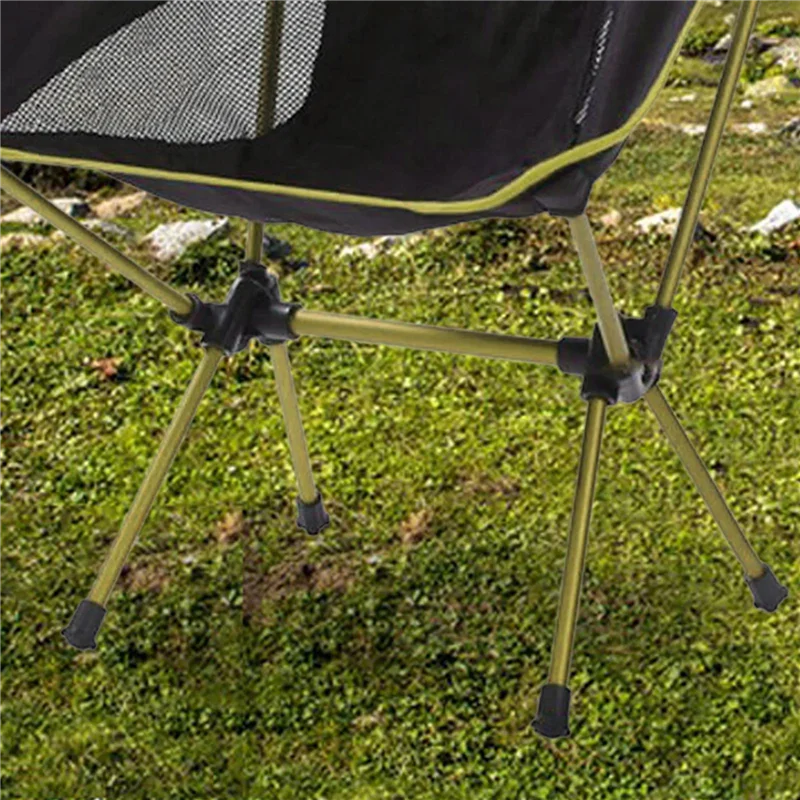 AB15-4 قطعة كراسي قابلة للطي قبعات الساق المضادة للغرق حماية الأرضيات المضادة للانزلاق كرسي حصيرة لحديقة مكتب فناء في الهواء الطلق #3