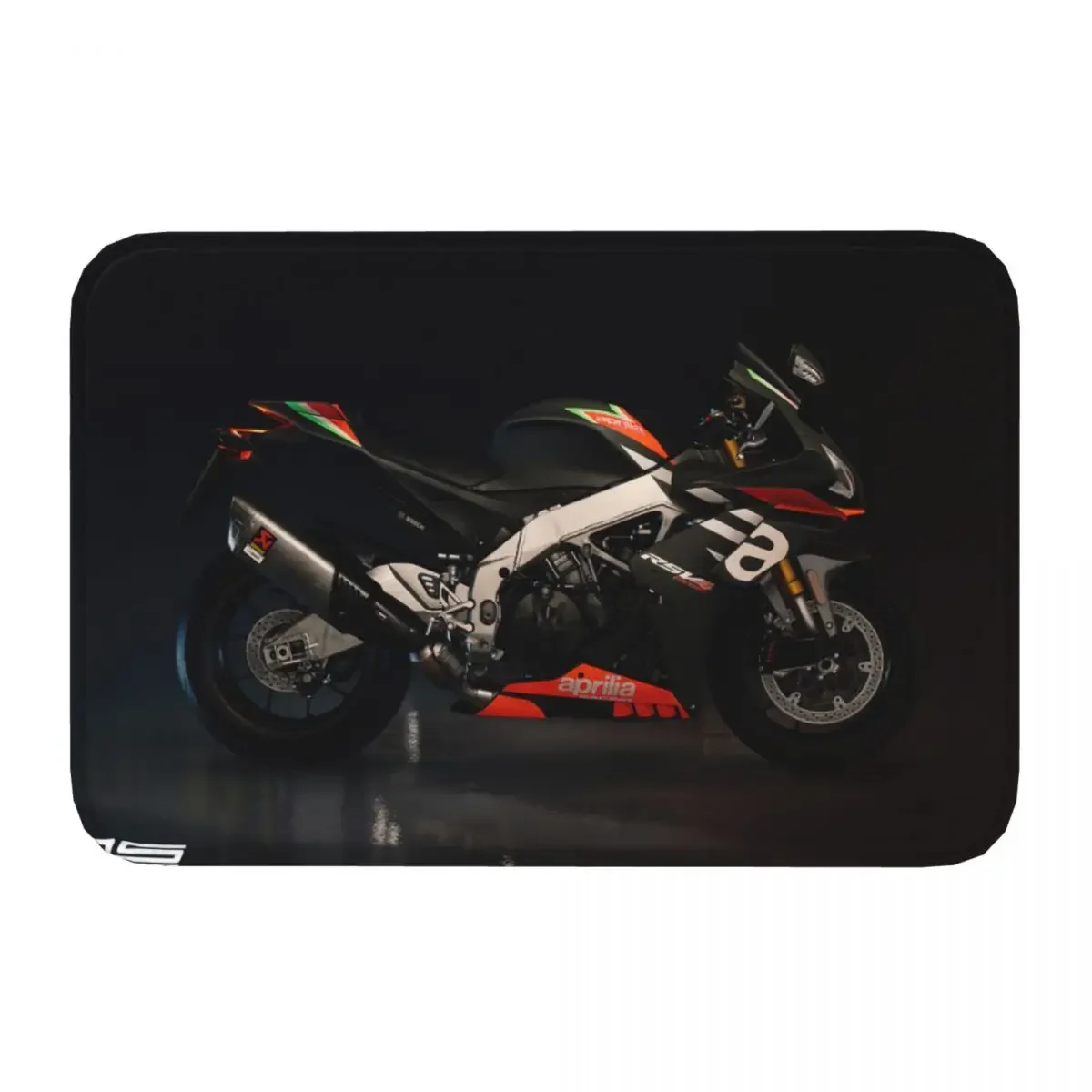 Motorcycle Cool Motor Cycle Non-Slip Carpet Rims Racing Race Doormat Living Room Bathroom Mat Entrance Door Decoration Rug