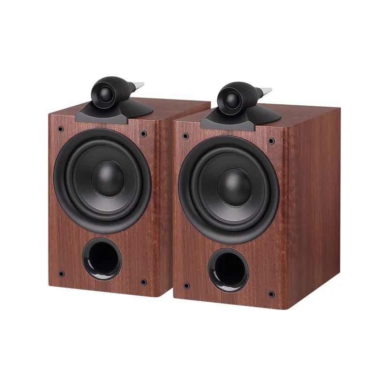 Q1 HIFI Настольные пассивные колонки Домашняя стереосистема 60Wx2 Мощность Аудиофильские пассивные полочные колонки 2-полосный кроссовер 5,25-дюймовый бас