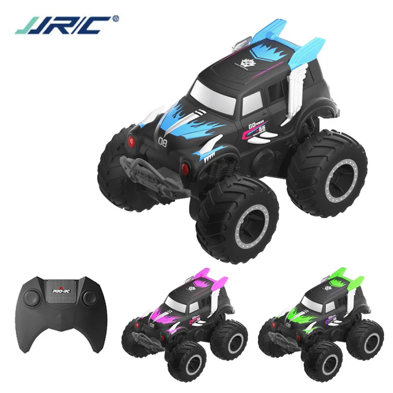 JJRC-Voiture amphibie télécommandée pour enfants, jouets de camion monstre tout-terrain, escalade sur l'eau et sur terre, 1:24 RC, grande roue, cadeau, Q182, 2.4G