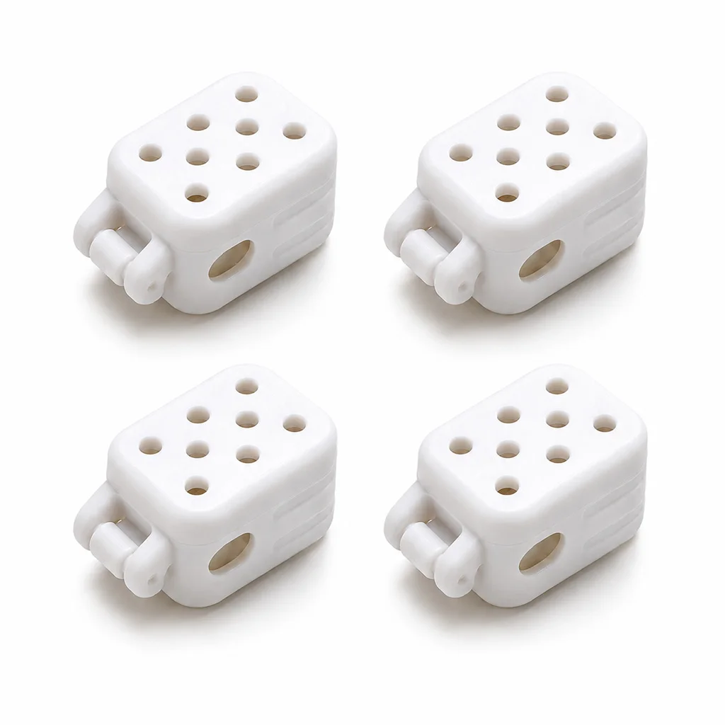 4pcs White