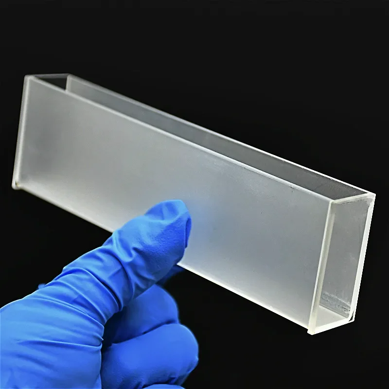 Glass Lovibond Cuvette ( Liquid Sample Cell ) 5.25'' Light Path 133.35mm Absorption Cells Use For Comparative Chromometer 1/PK