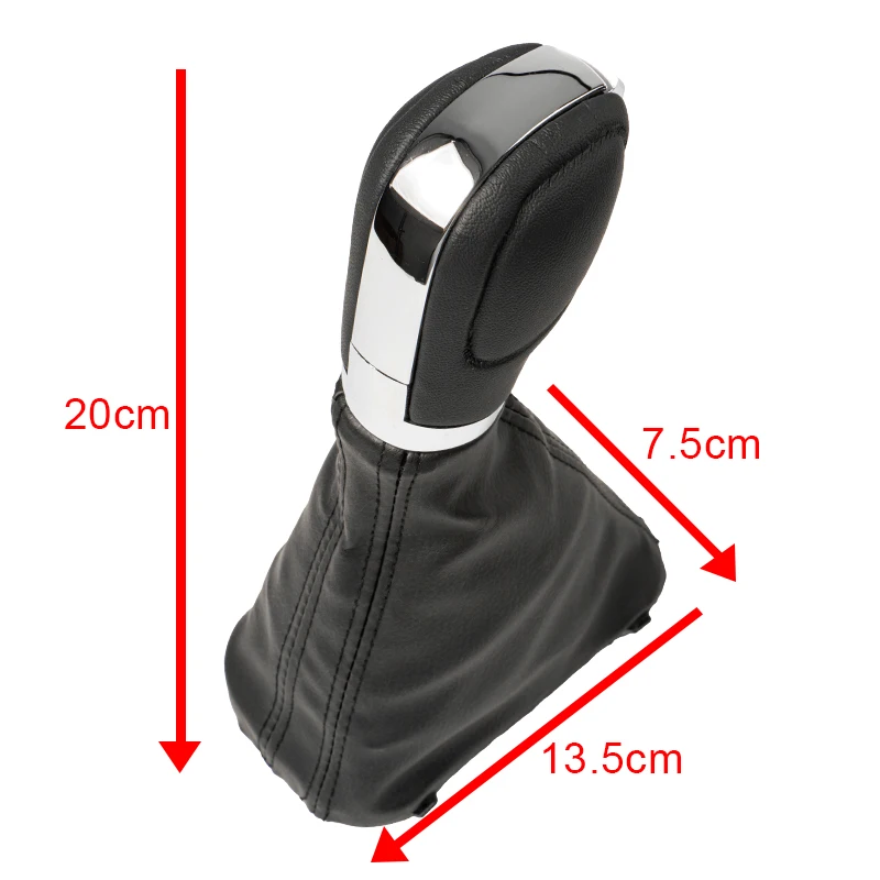 Automatic Car Leather Gear Shift Knob Handle Stick Pen Gaiter Boot Case For VW Golf 6 Jetta MK6 EOS Passat B7 CC Sharan 7N DSG