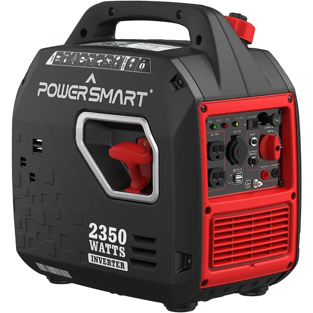 2350-Watt Gas Powered Portable Inverter Generator, Super Quiet for Camping, Tailgating, Home Emergency Use