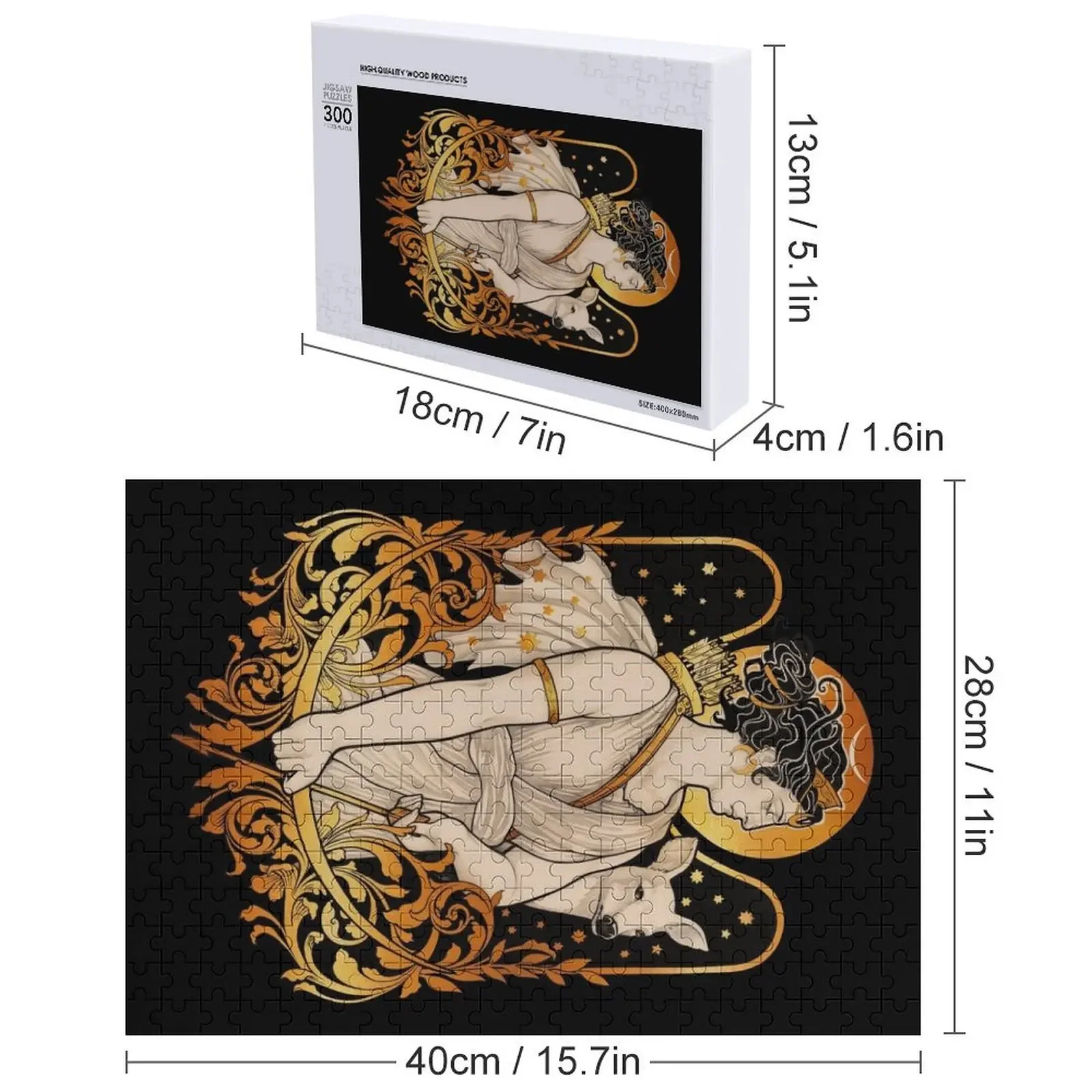 アルテミス ジグソーパズル クリスマスギフト パーソナライズされたパズル