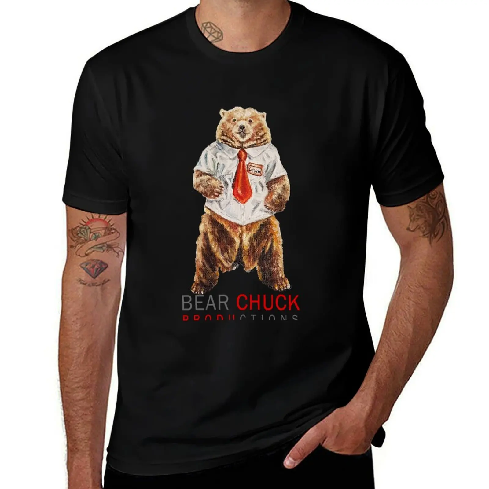 Chuck the Bear (Bear Chuck Productions) T-Shirt Moisture Control Sports Tee
