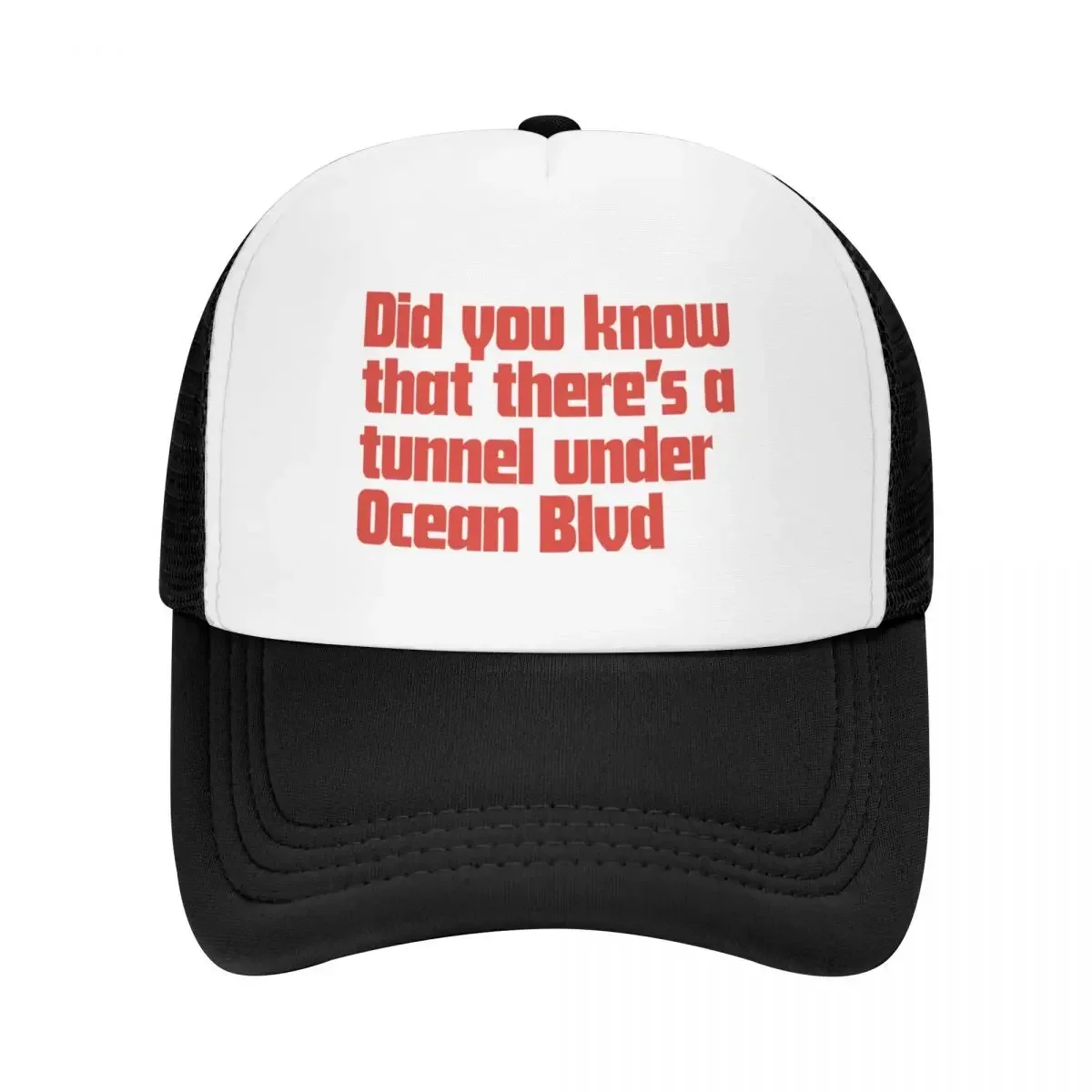 Did you know that there’s a tunnel under Ocean Blvd - Lana Del Rey Baseball Cap Hat Luxury Brand Bobble Hat Hats Woman Men's