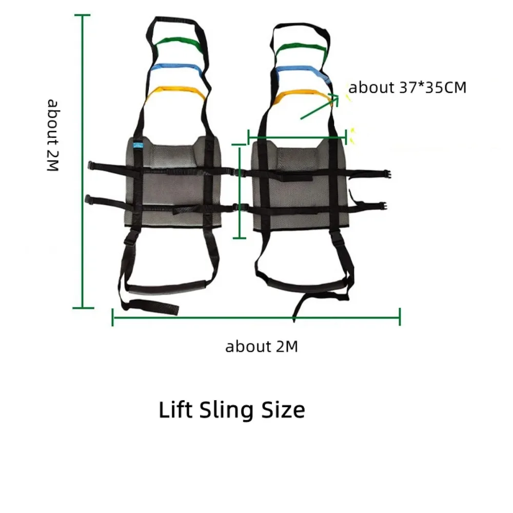 Sling Transfer Care Elderly Patient Safety Rehabilitation Assisted Walking Standing Lift Sling Training Four Adjustment Mode New