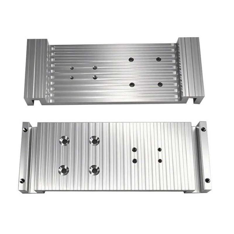 

Фрезерный станок с ЧПУ 7075, часть из алюминиевого сплава, нижняя пластина поверхности с естественным анодированием