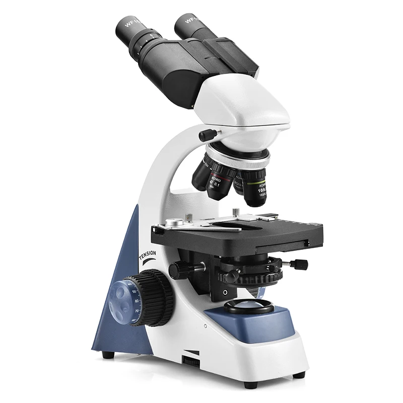 Microscopio biológico óptico, microscopio Digital electrónico, microscopio Binocular Olympus de laboratorio