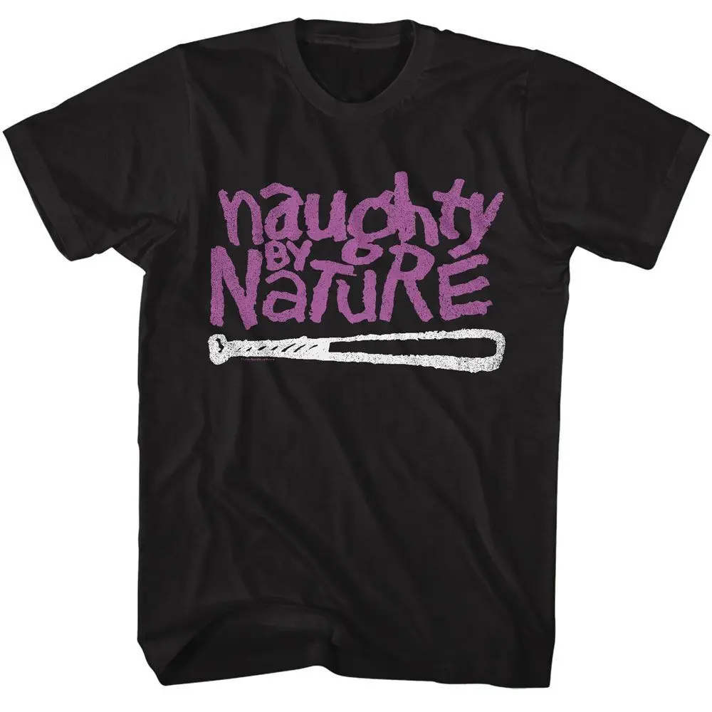 Naughty By Nature 2 Color Logo Music T Shirt