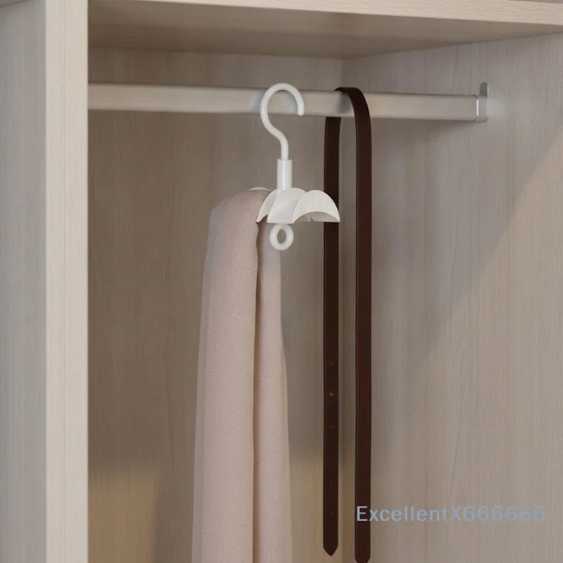 Creative Arched Multi-functional Hook For Bags, Ties, Scarves, Hats, And Belts Wardrobe Organizer Rack.