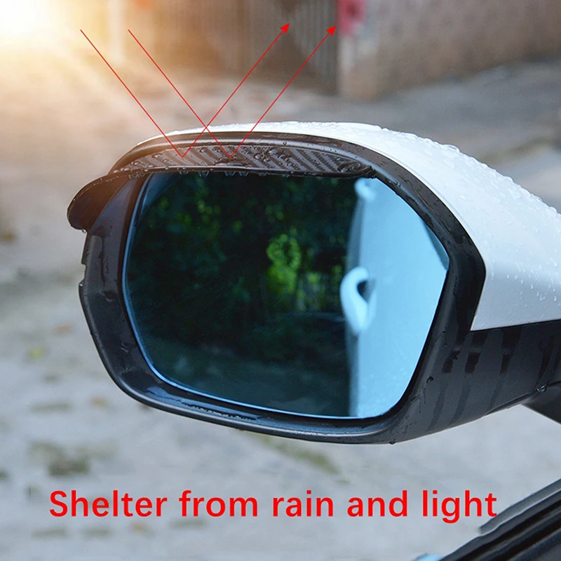 

2 шт. автомобильное боковое зеркало защита от дождя козырек защита от дождя брови водонепроницаемый солнцезащитный козырек