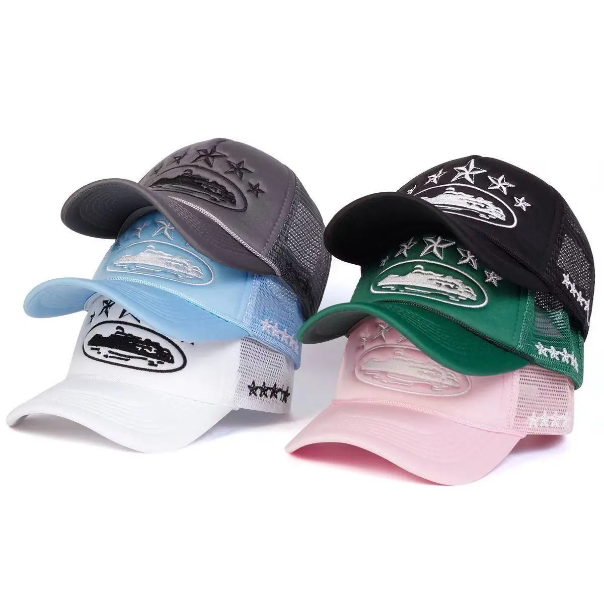 Fashionable sun protection embroidered hat, outdoor men's and women's duckbill hat, sun shading baseball hat, snowmobile hat