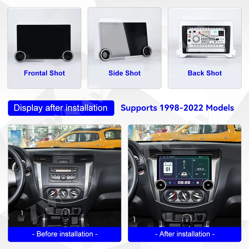 11.5 inch HD Touch Screen Android15 For Nissan Navara 1998-2022 Multimedia Player Stereo GPS Navigation Auto Radio Heat Unit