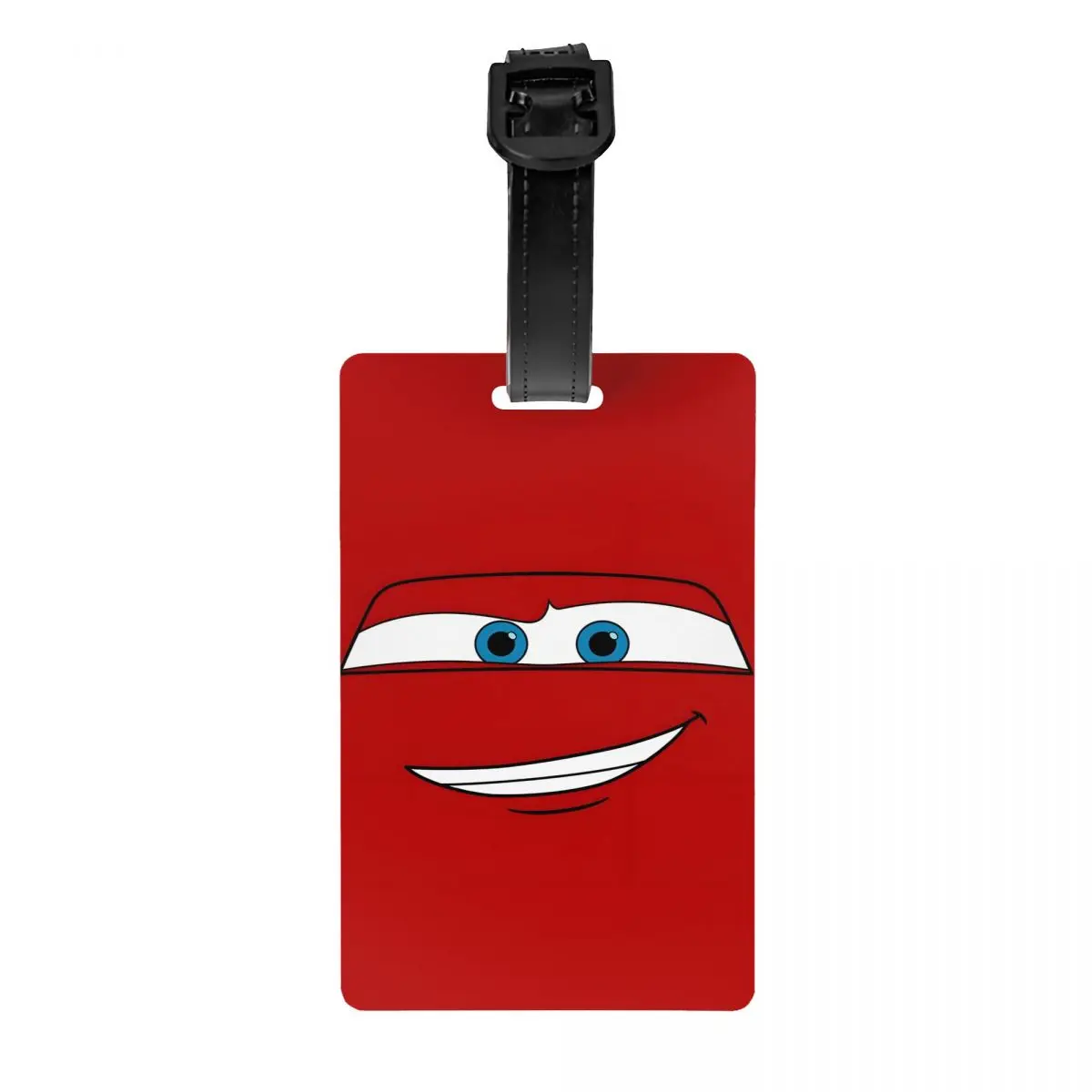 

Изготовленная на заказ багажная бирка Lightning McQueen для чемоданов, забавная багажная бирка с изображением лица автомобиля, конфиденциальная обложка, имя, удостоверение личности