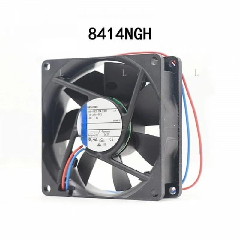 

L for Ebmpaps Axial Silent Cooling Fan 80*80*25mm 8414NGH 24VDC 2.8W
