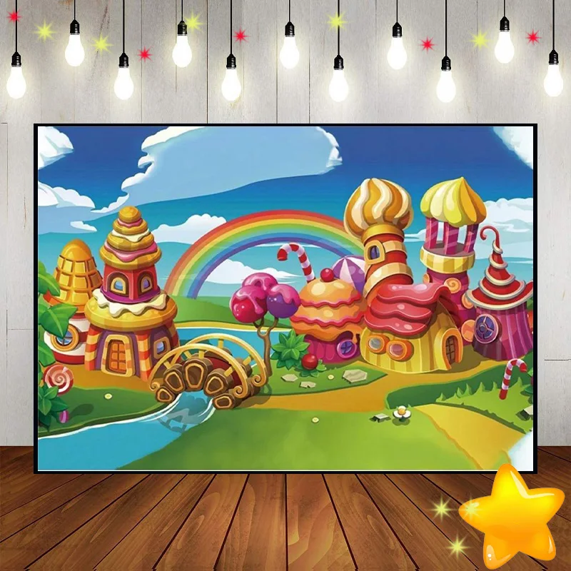 

Конфеты, мороженое, детский душ, торт, персонализированный день рождения, фон, милая пончик, украшение, радуга, фотография, шоколад, баннер