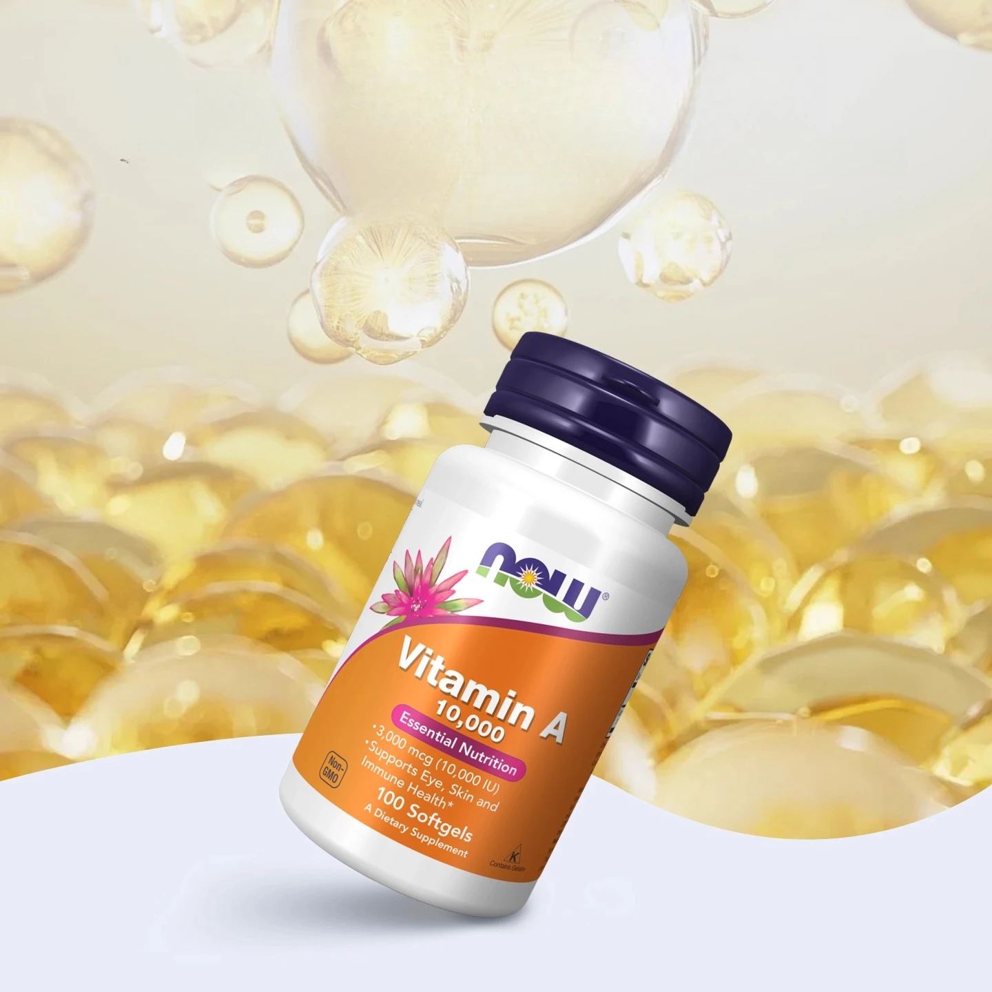 Vitamin A 10000 IU - Supports Eye and Skin Health and Boosts Immunity