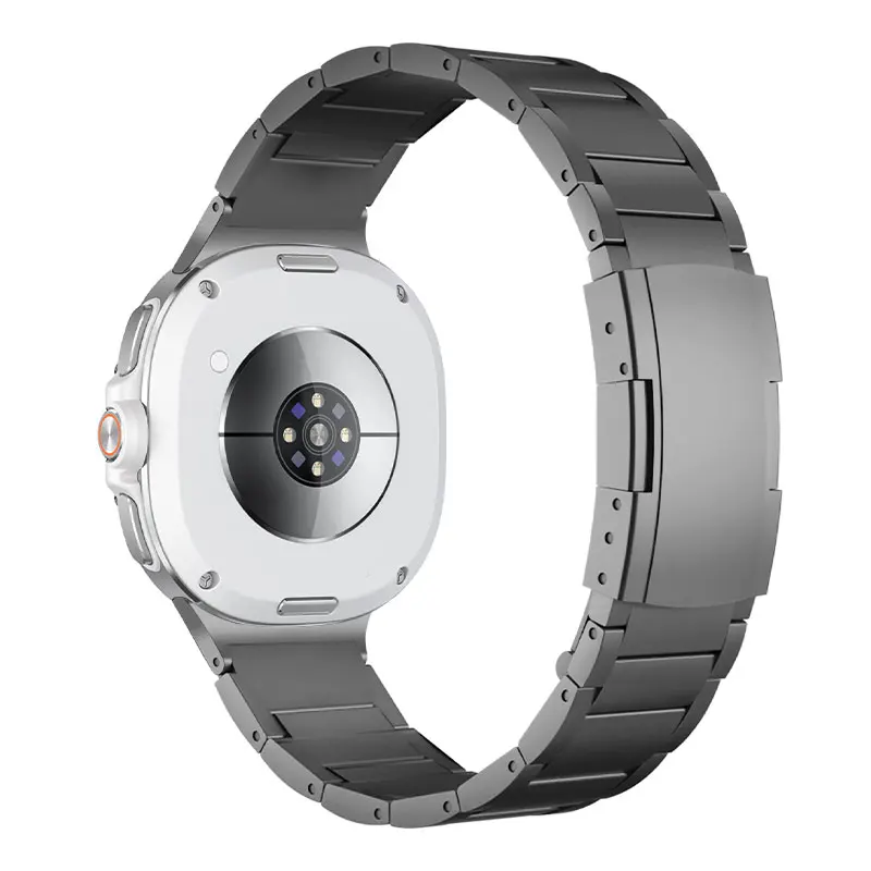 حزام لهاتف سامسونج جالاكسي 8 كلاسيك/8 40 44 ملم جالاكسي الترا 2 تيتانيوم قابل للطي مشبك معصمه لسوار جالاكسي الترا 2/8 40 44 ملم