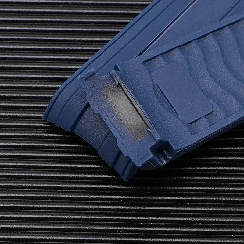 Cinturino in gomma siliconica per Omega X Swatch Joint MoonSwatch Bracciale con cinturino sportivo per immersione con estremità curva 20mm per Seamaster 300