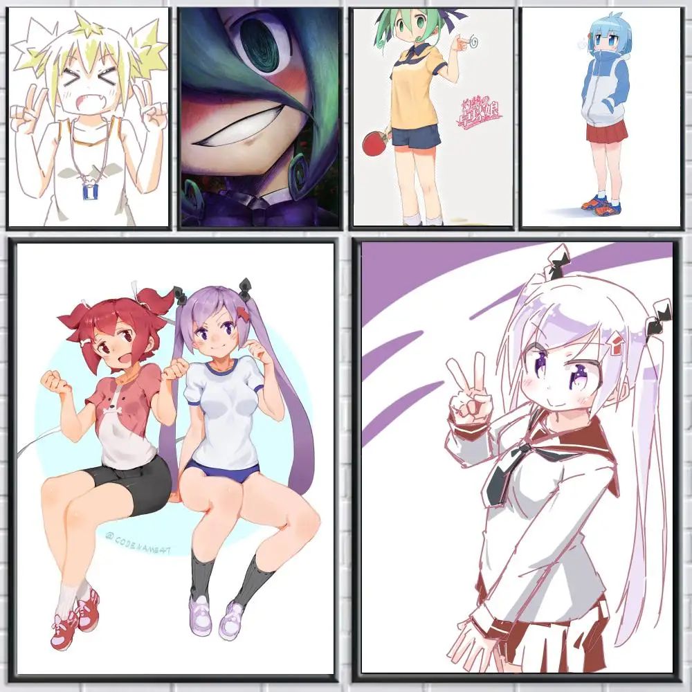 anime S-Scorching Ping Pong Girls-S Poster Peel and Stick Wall Art for Cafe Office Bar and Home Decoration