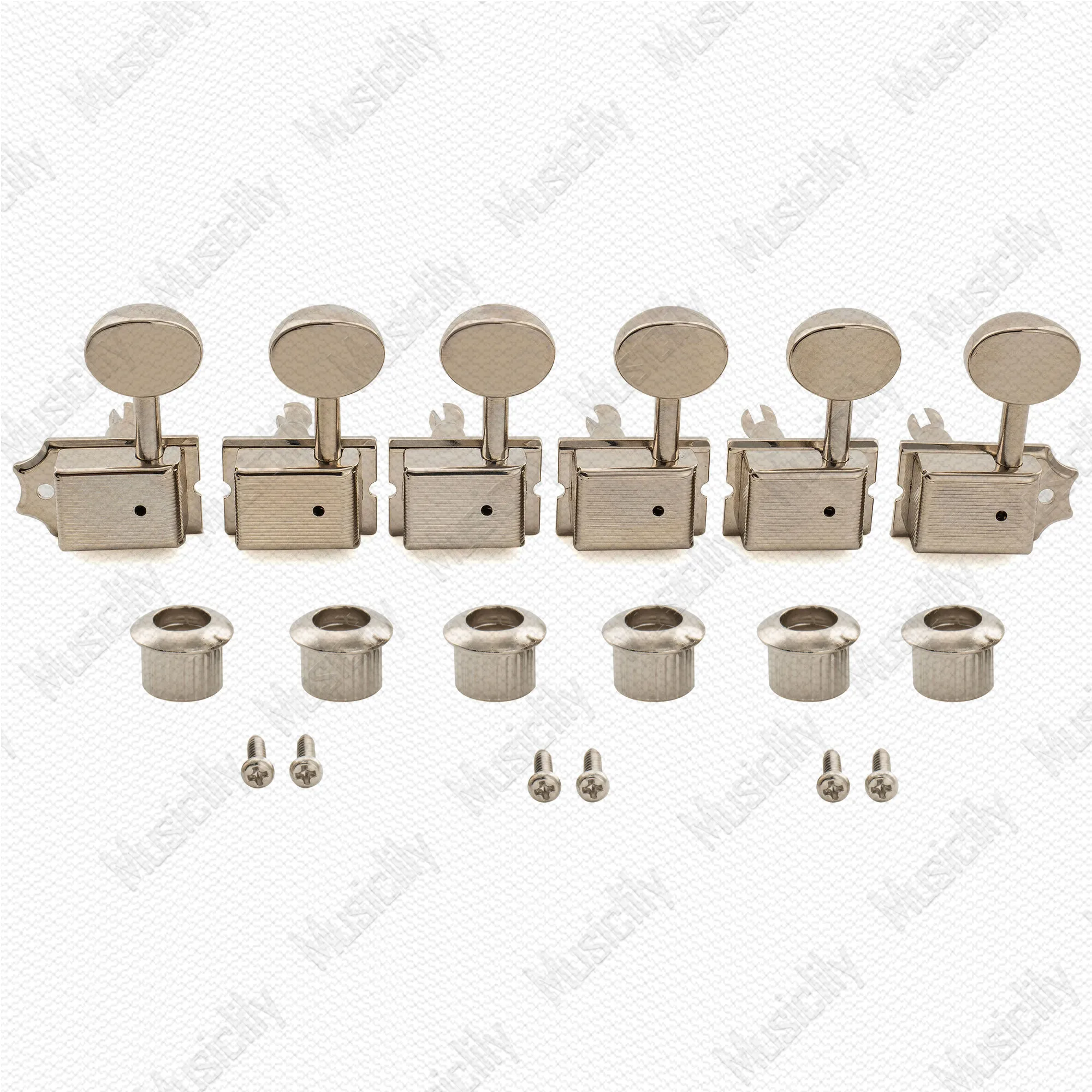 Left-hand with 1+4+1 Lockable Vintage Tuner For  S/Q C/V Str/at Te/le  Electric Guitar view 5