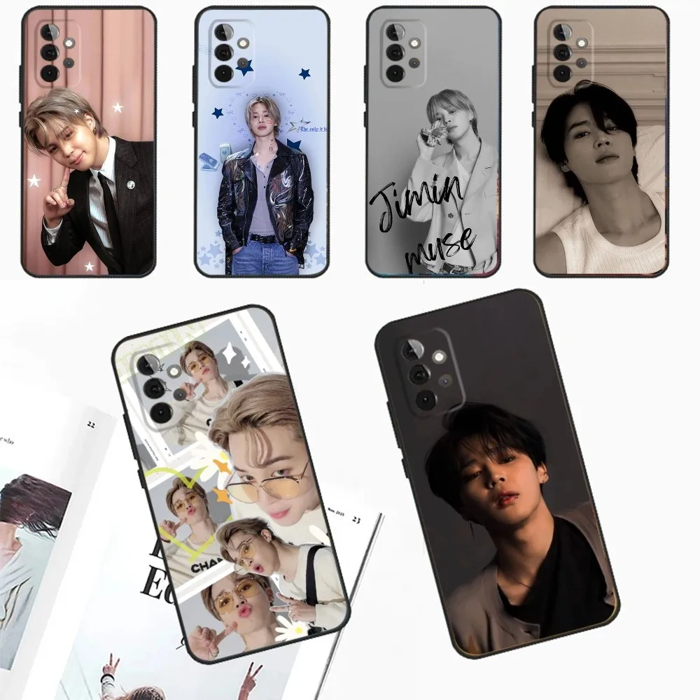 Singer J-JIMINS-S Phone Case For Samsung Galaxy A13,A21s,A22,A31,A32,A52,A53,A71,A80,A91 Soft Black Phone Cover