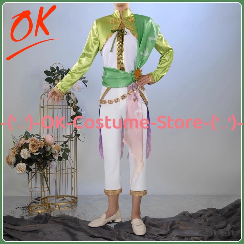 

Kalim Al-Asim Cosplay Costume Game Twisted Wonderland Night Sky Chiffon Role Play Uniform Halloween Carnival Party Outfit Suit