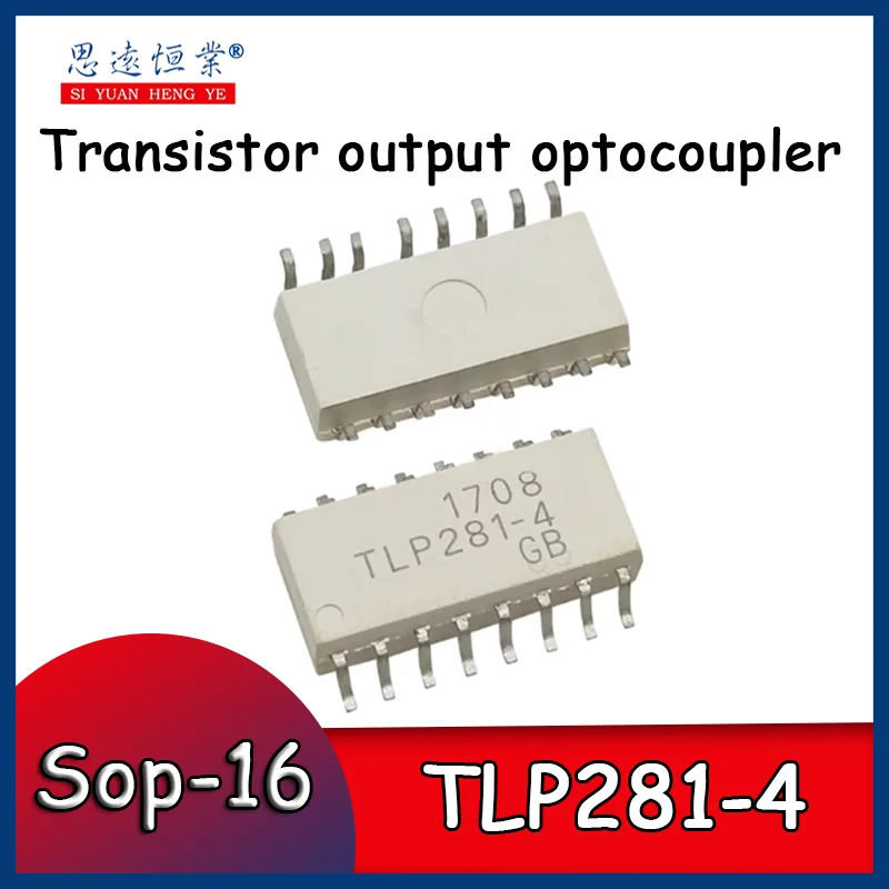 5pcs Original imported TLP281-4GB TLP281-4 SP-16 transistor output optocoupler with photoelectric isolation