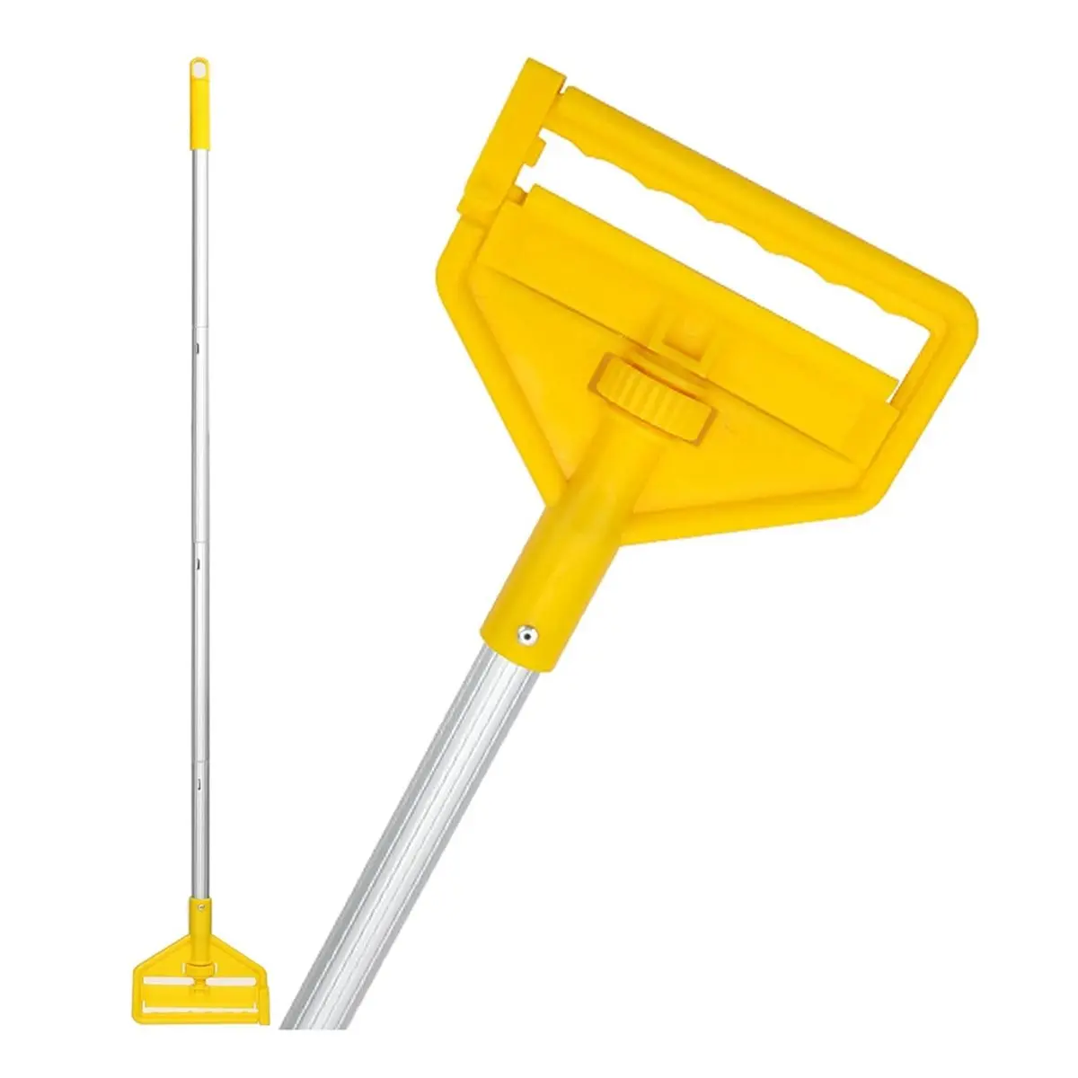 A67T NEW Commercial Mop Handle ,60inch Industrial ,Wet Mops Head Replacement Holder for Industrial Floor Cleaning