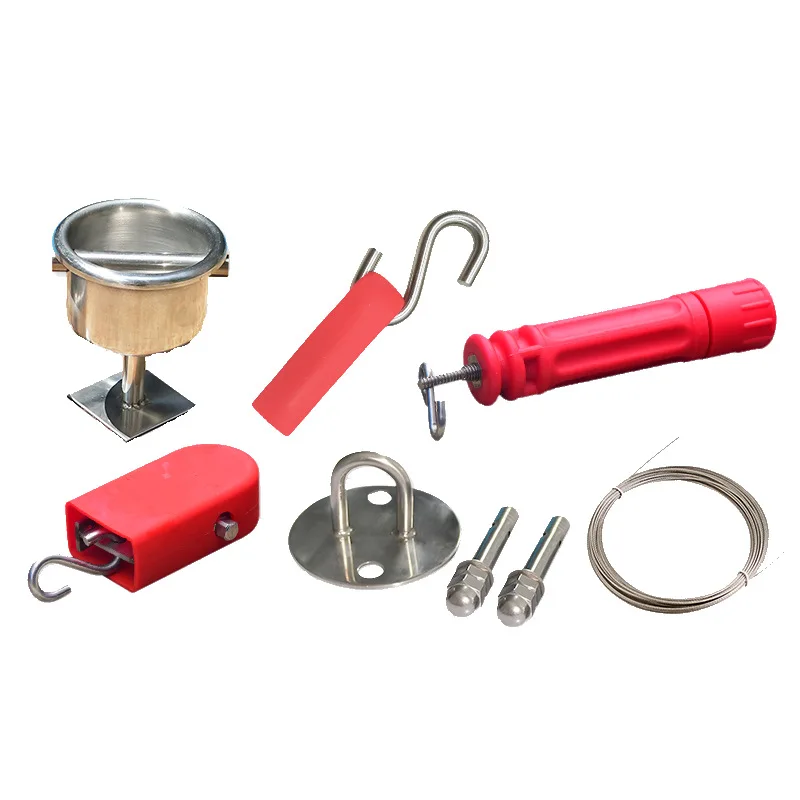 

Swimming pool lane line tightener Stainless steel water line Embedded parts Expansion screw fixing parts Hook swimming
