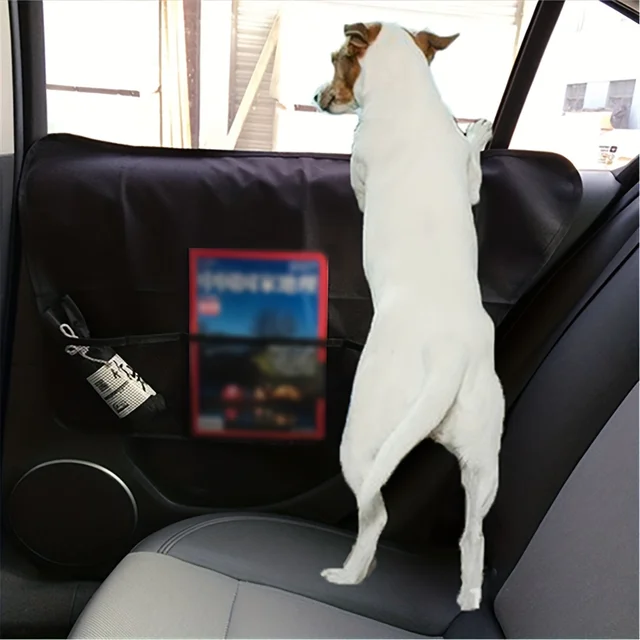 Mata samochodowa dla zwierząt domowych Drzwi boczne Anti Scratch Anti Kick Oxford Cloth Mata ochronna Artykuły dla zwierząt domowych