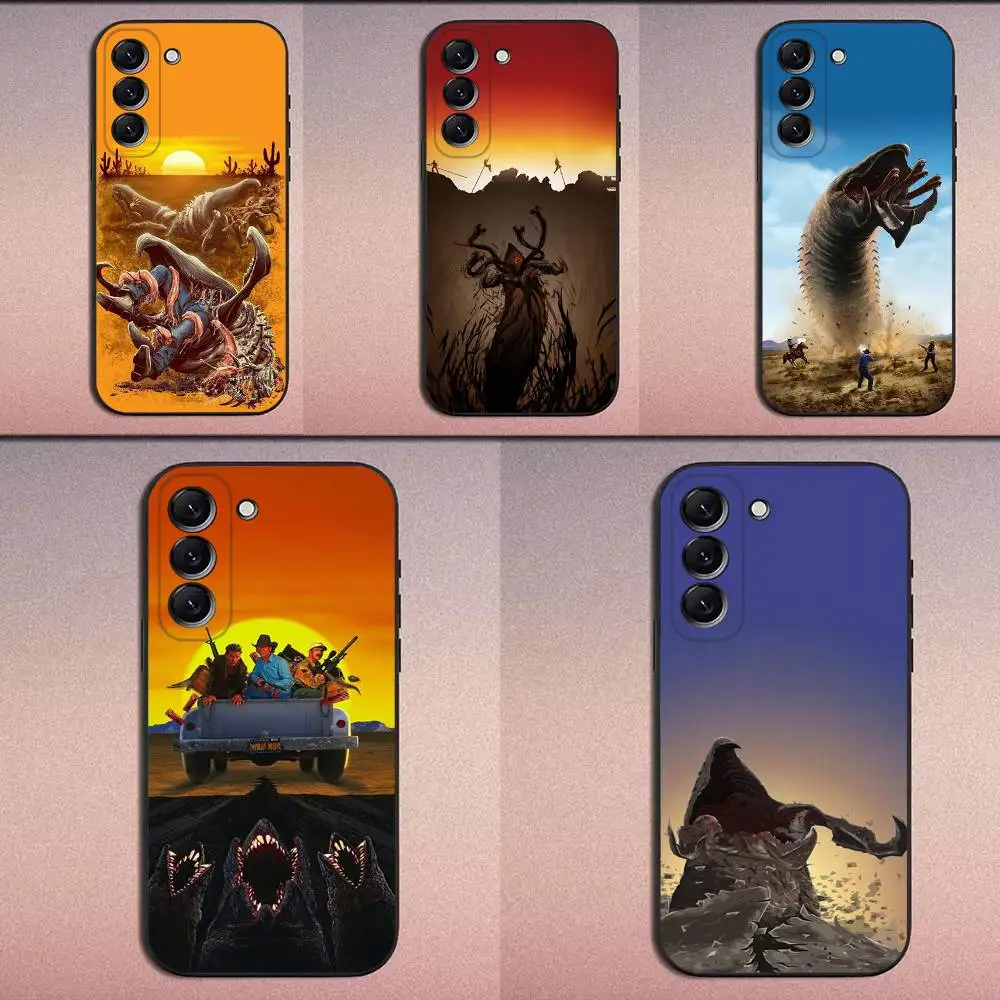 

Movie T-Tremors Phone Case For Samsung Galaxy A20,A21s,A22,A31,A32,A52,A53,A72,73,A80 Soft Black Cover