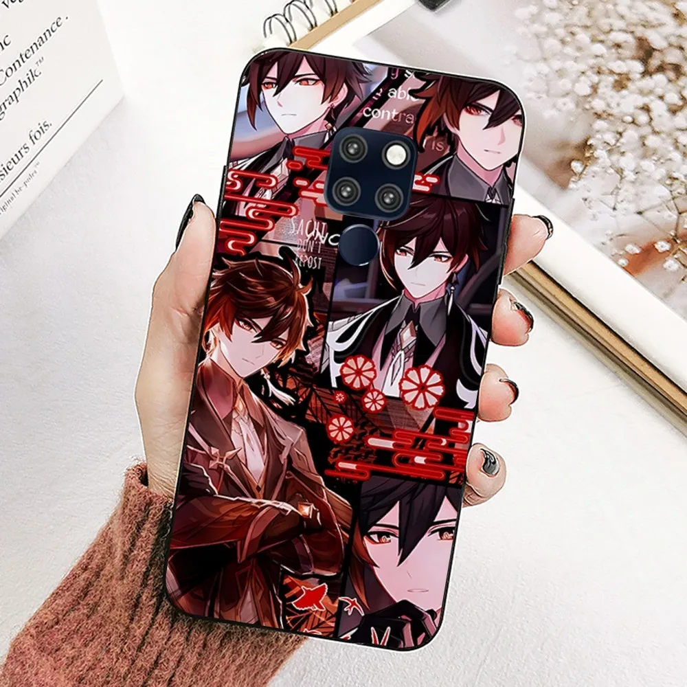 Genshin Impact Morax Zhong Li Phone Case For Huawei Mate 10 20 30 40 50 lite pro Nova 3 3i 5 6 SE 7 pro 7SE