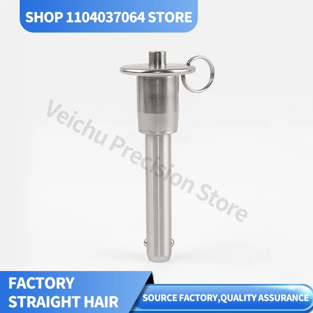 Factory Price VCN110 Stainless Steel Ball Lock Pin, Quick Release Spring Pin for Industrial, Stage & Racing, Dia 16-25mm