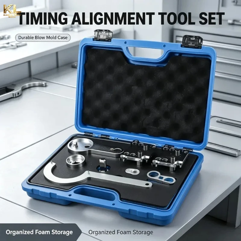 9-piece timing tool kit for Mercedes-Benz M256 and M254 engines, new S-Class motor rotor special tool.