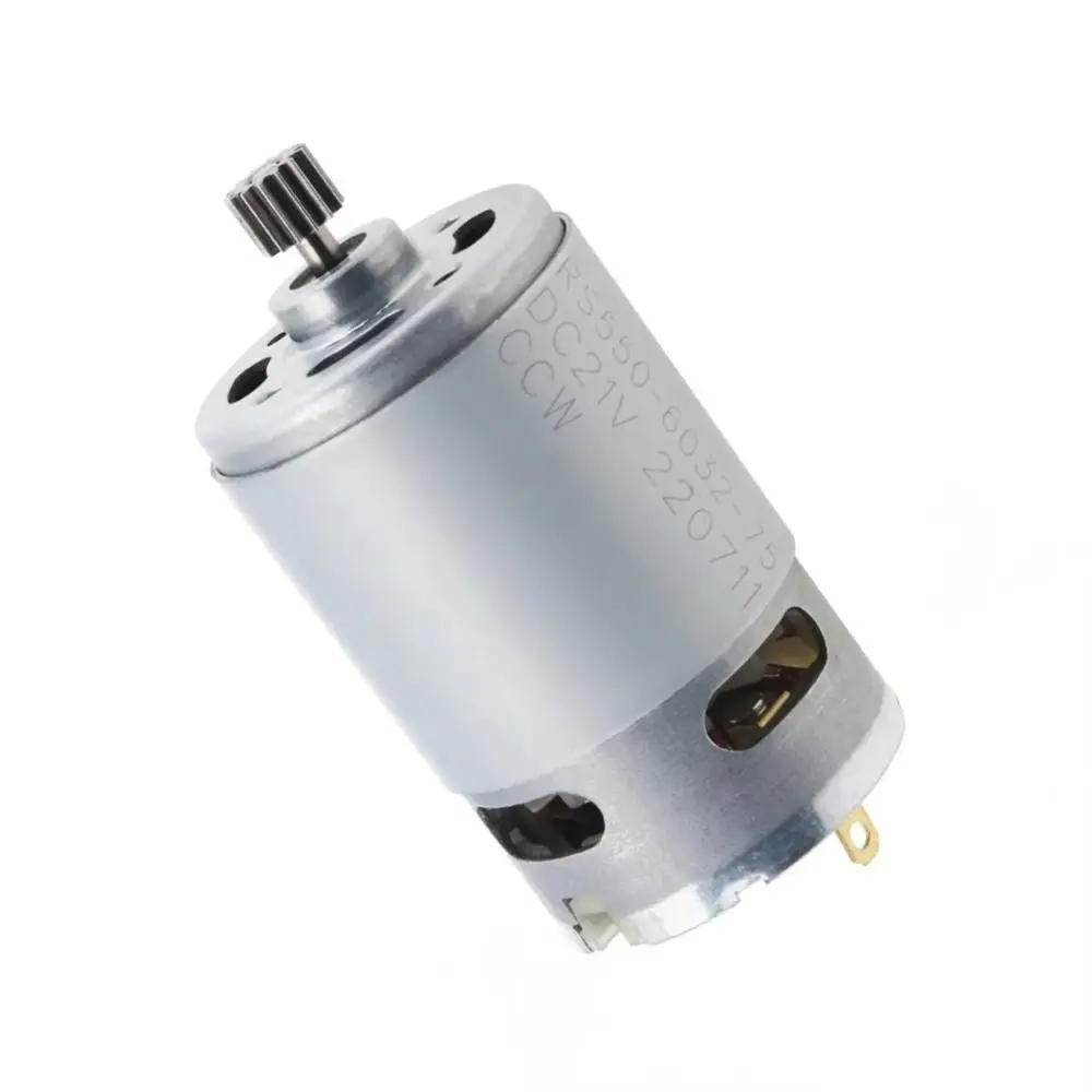 1Pcs Durable 21V RS550 DC Motor 8.2mm 14 Teeth Lithium Chain Saw Motor 28000RPM Micro Motor for Mini Rechargeable Hand Saw