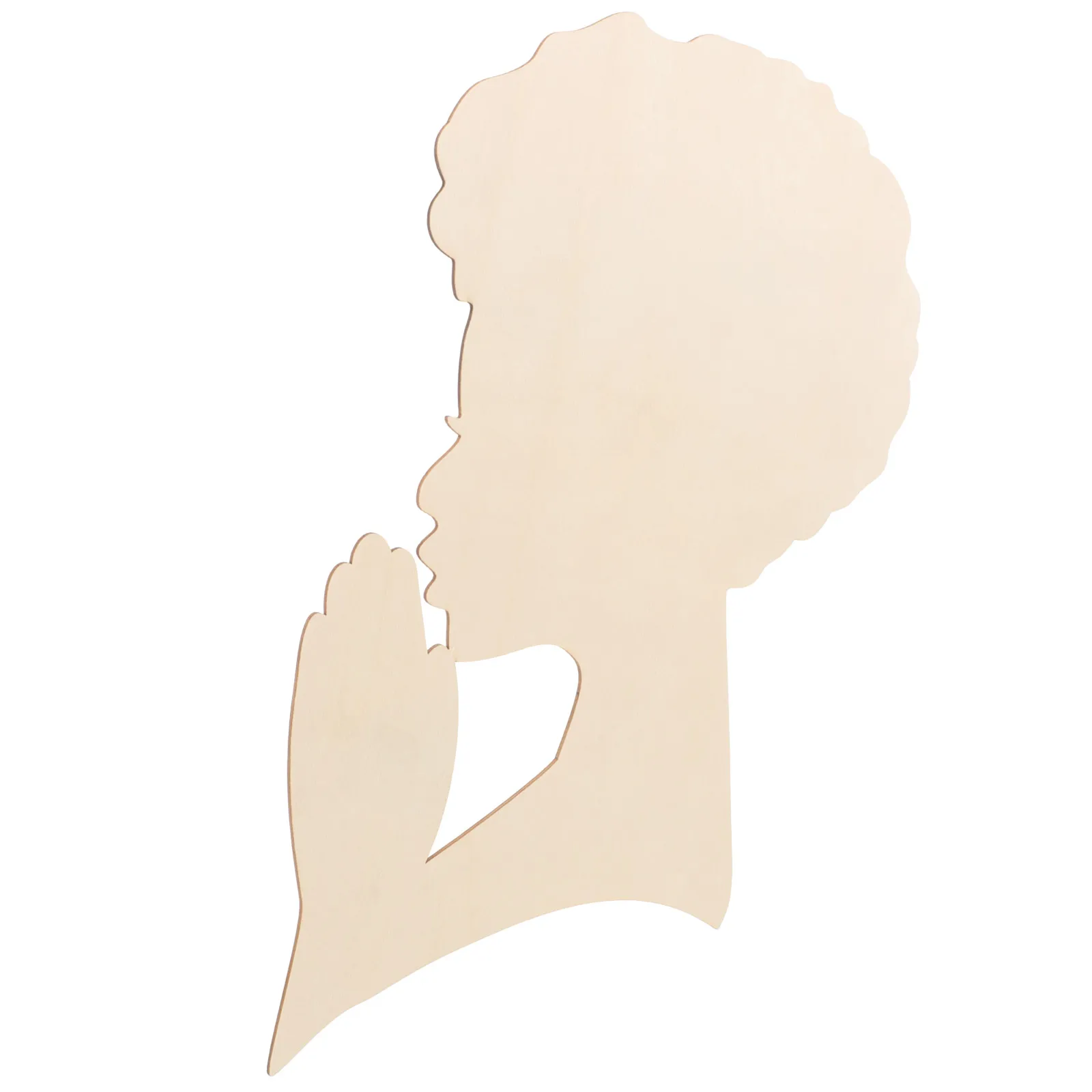 

Wooden People Cutouts Crafts DIY Blank Wood Slices Unfinished Home Decor Party Supplies Sewing Tools Wooden Chip Ornaments