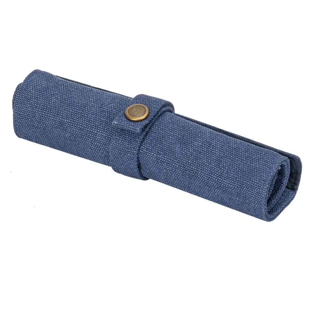 

Bracelets Packing 5 Slot Waterproof Canvas Watch Roll Case Watch Roll Bag Watch Strap Storage Bag Necklace Storage Bag
