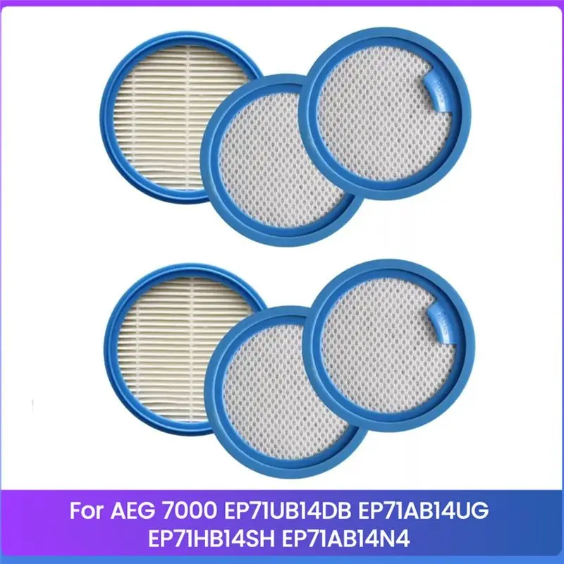 

Сменный фильтр A24F-6PCS для беспроводного пылесоса AEG 7000 EP71UB14DB EP71AB14UG EP71HB14SH EP71AB14N4